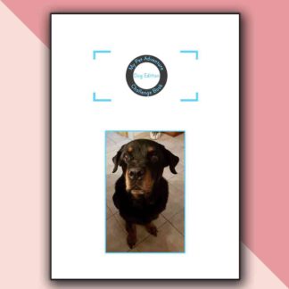 Fotobuch für Hunde mit Rottweiler als Cover